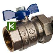 Коллектор для теплого пола с вентилями 4 выхода STOUT SMB 0468 000004